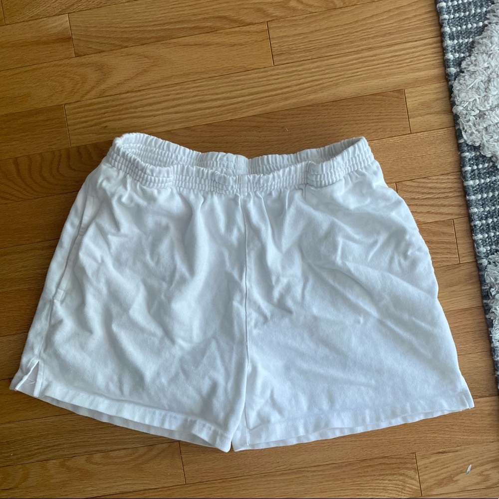 Brandy white sweatshorts
